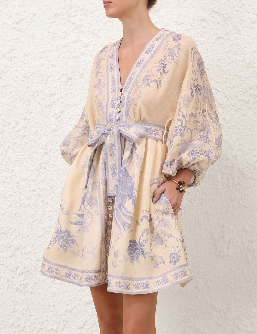 Indra Plunge-minidress
