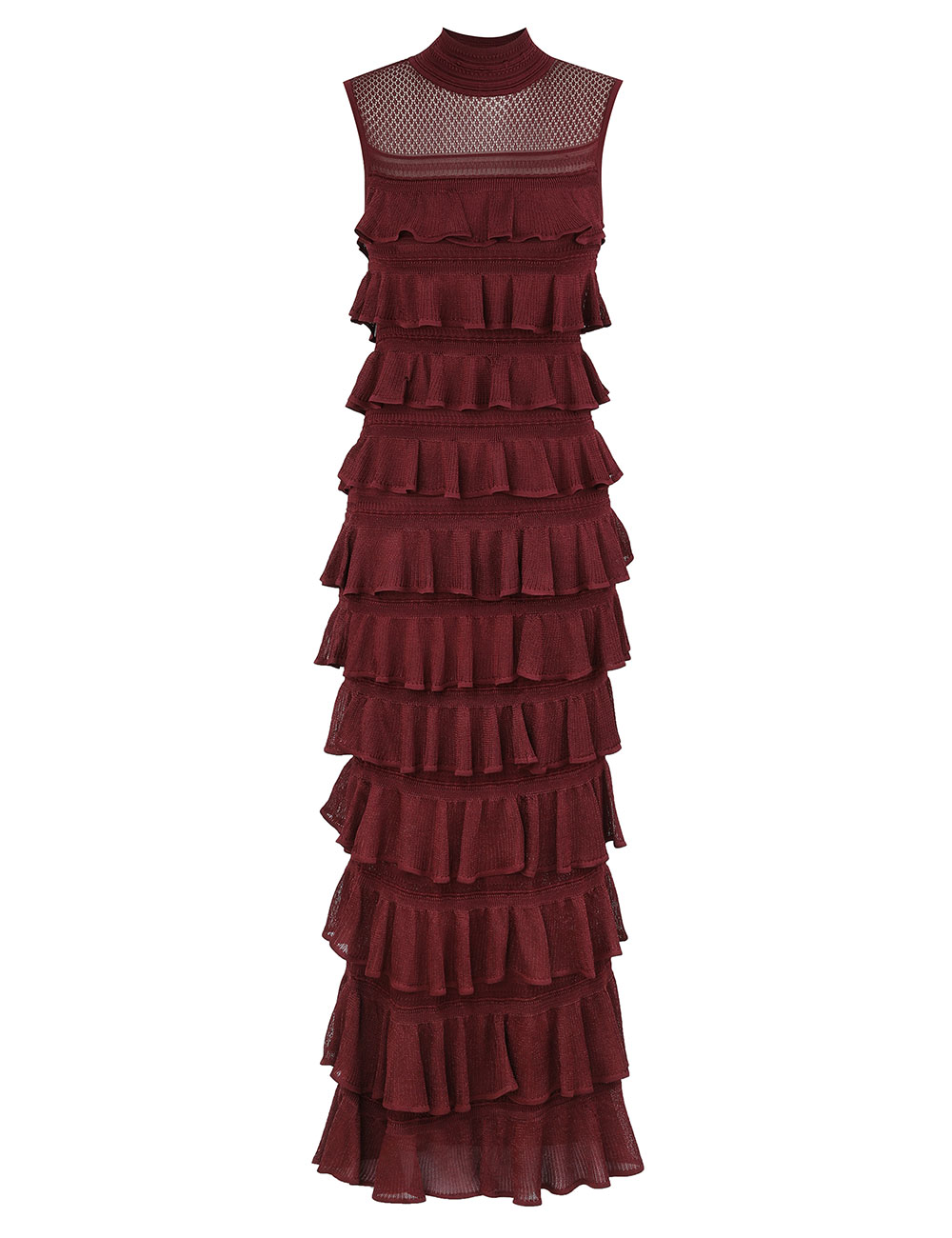 Rebellion Frill Midi-klänning
