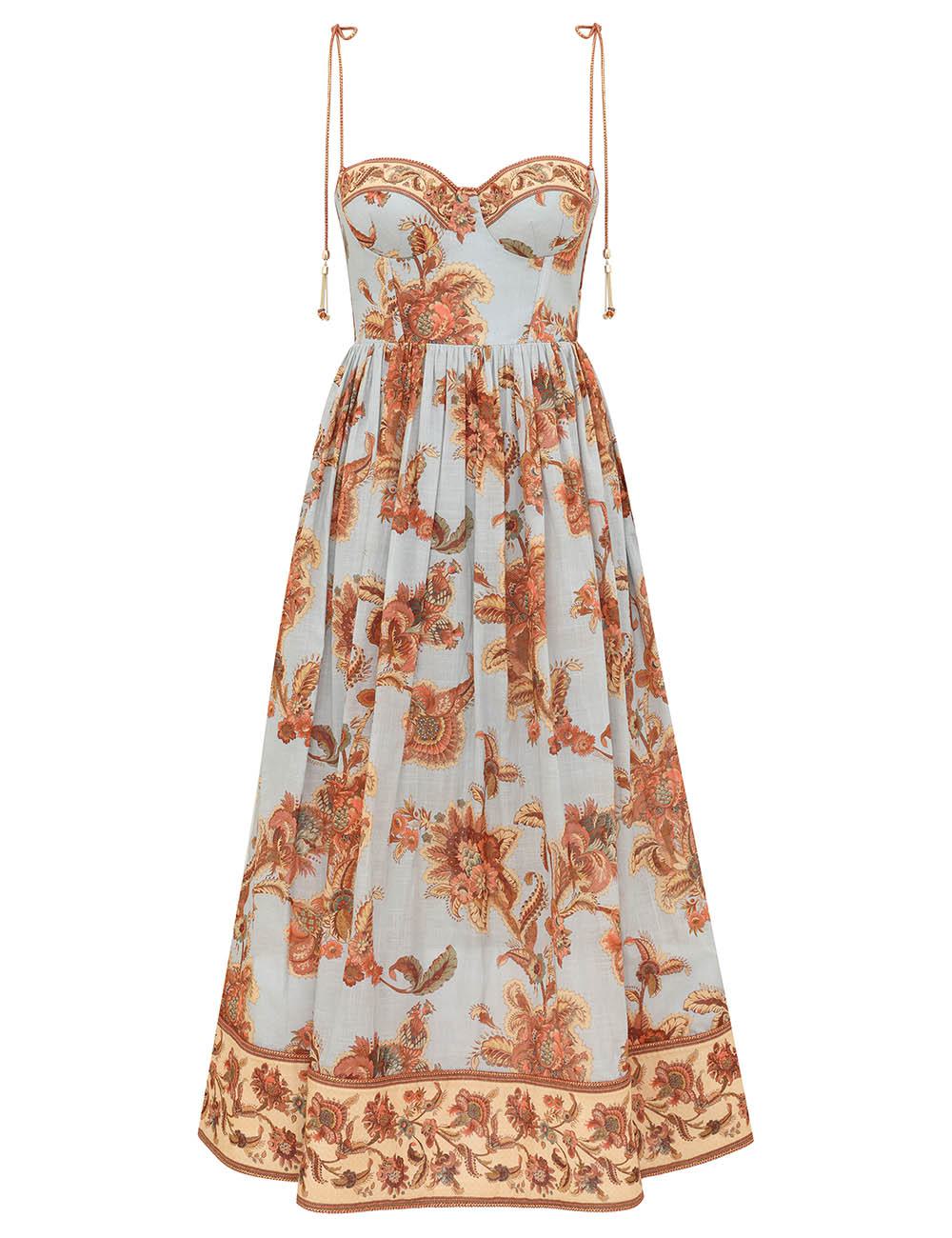 Aster-korsett Mididress