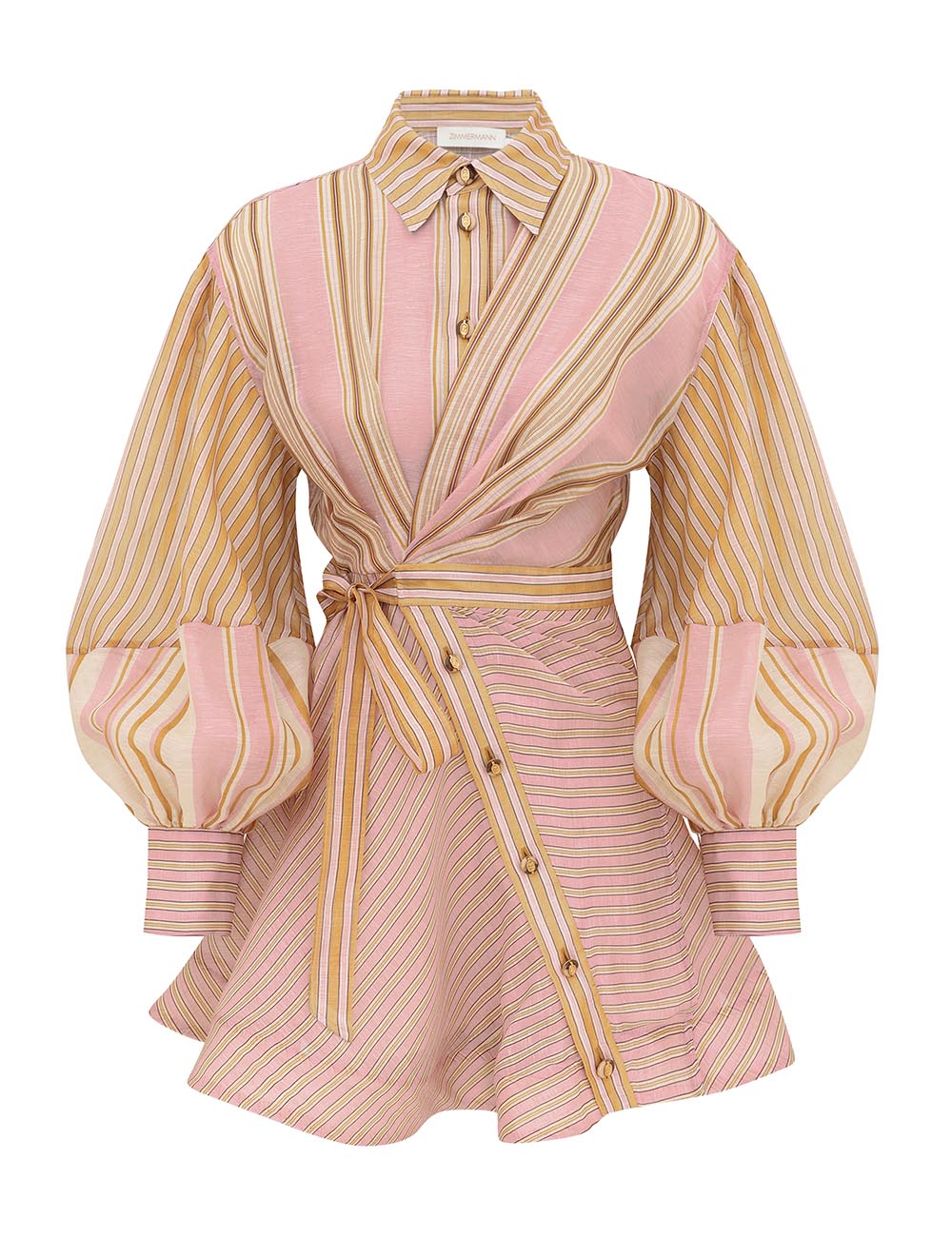 Alchemy-strippad minidress