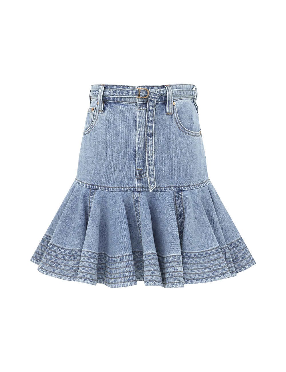 Indra Denim-miniskjorta