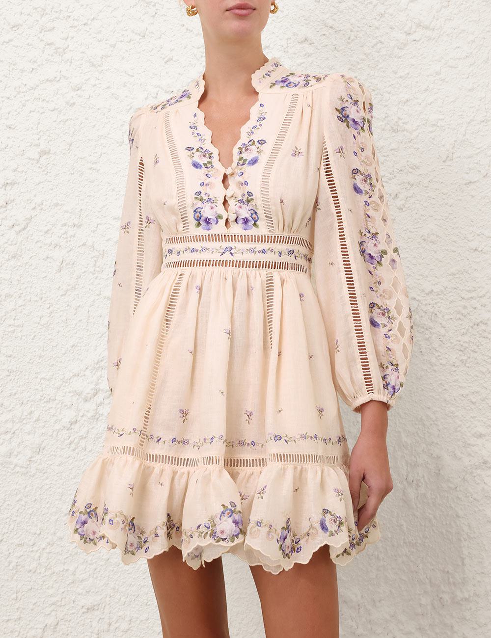 Patience Plunge-minidress