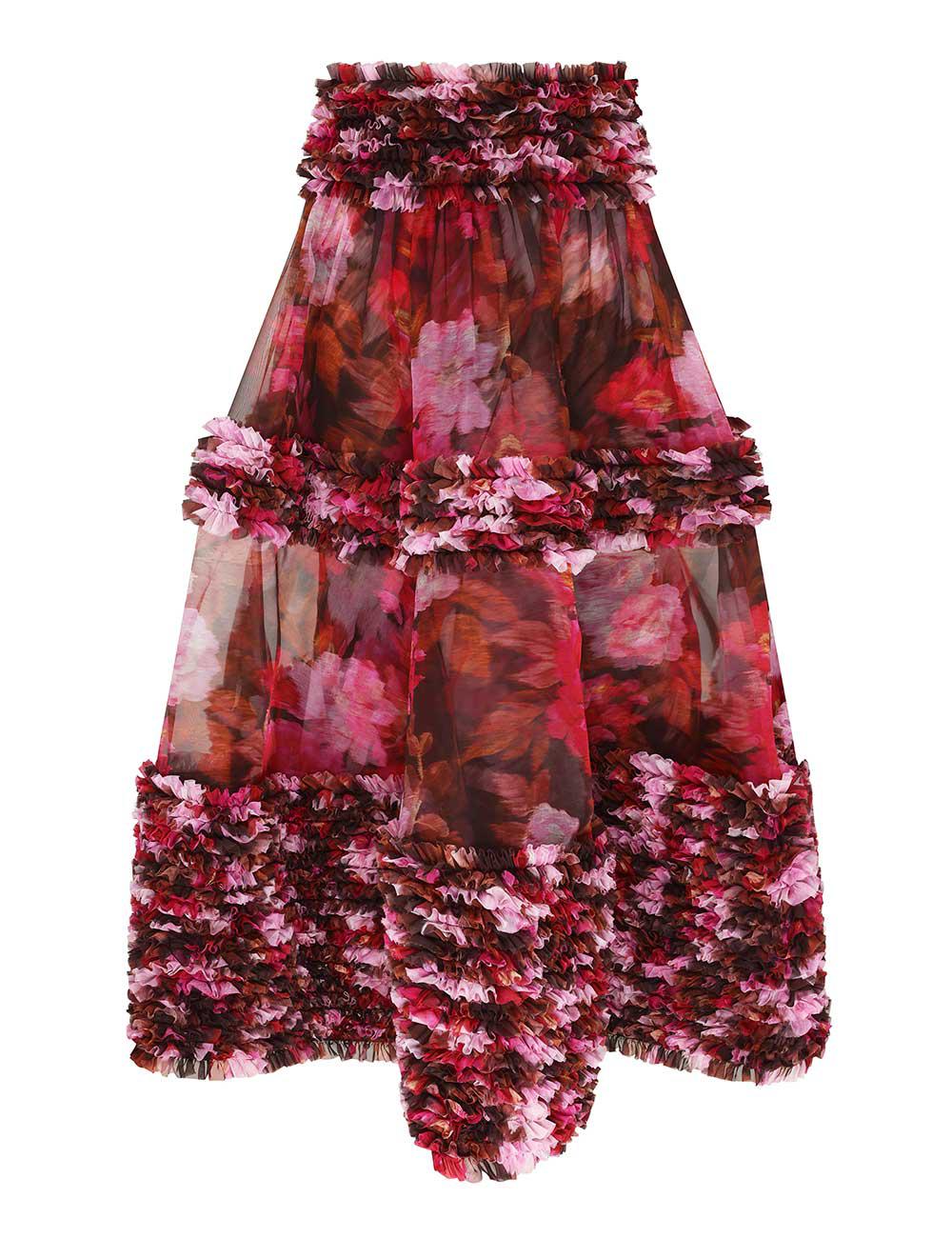 Luna Ruffle Midi-skjorta