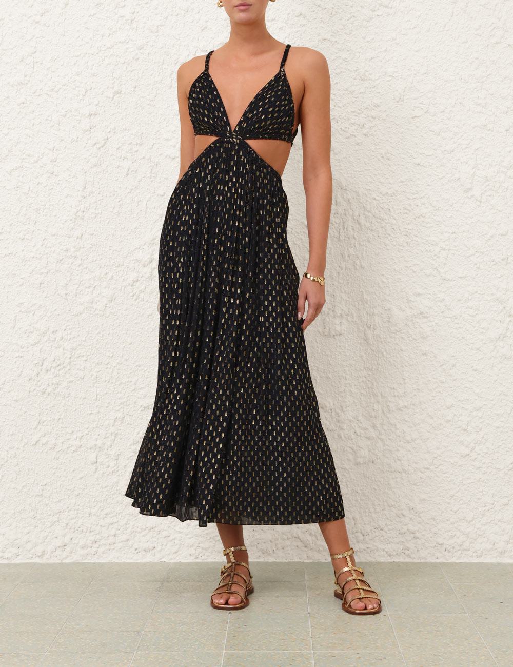 Daylight Braid Trim-dress