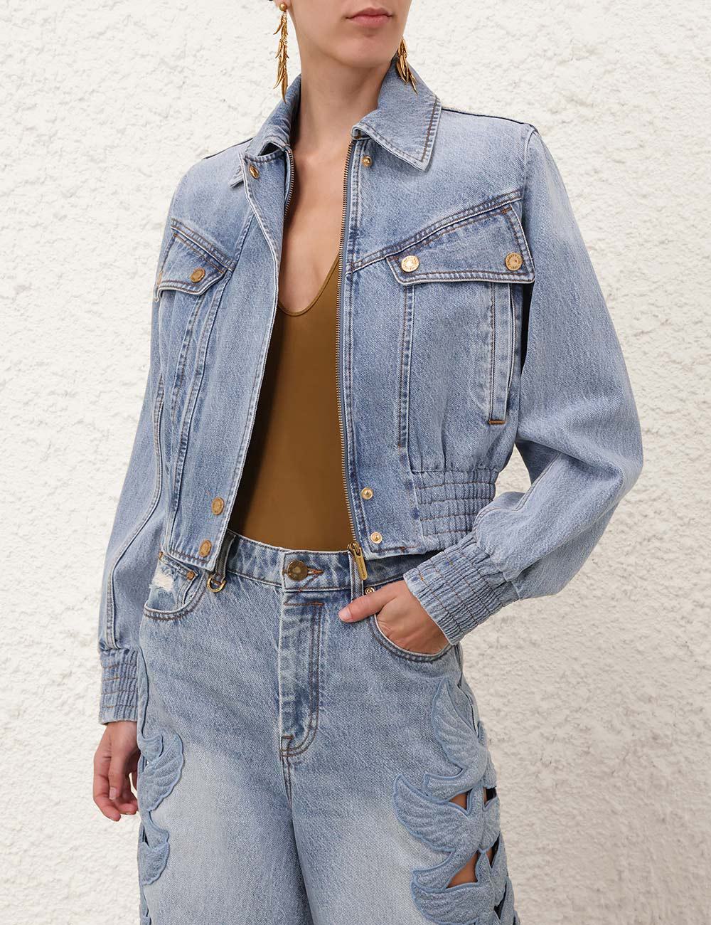 Denimbombjacka