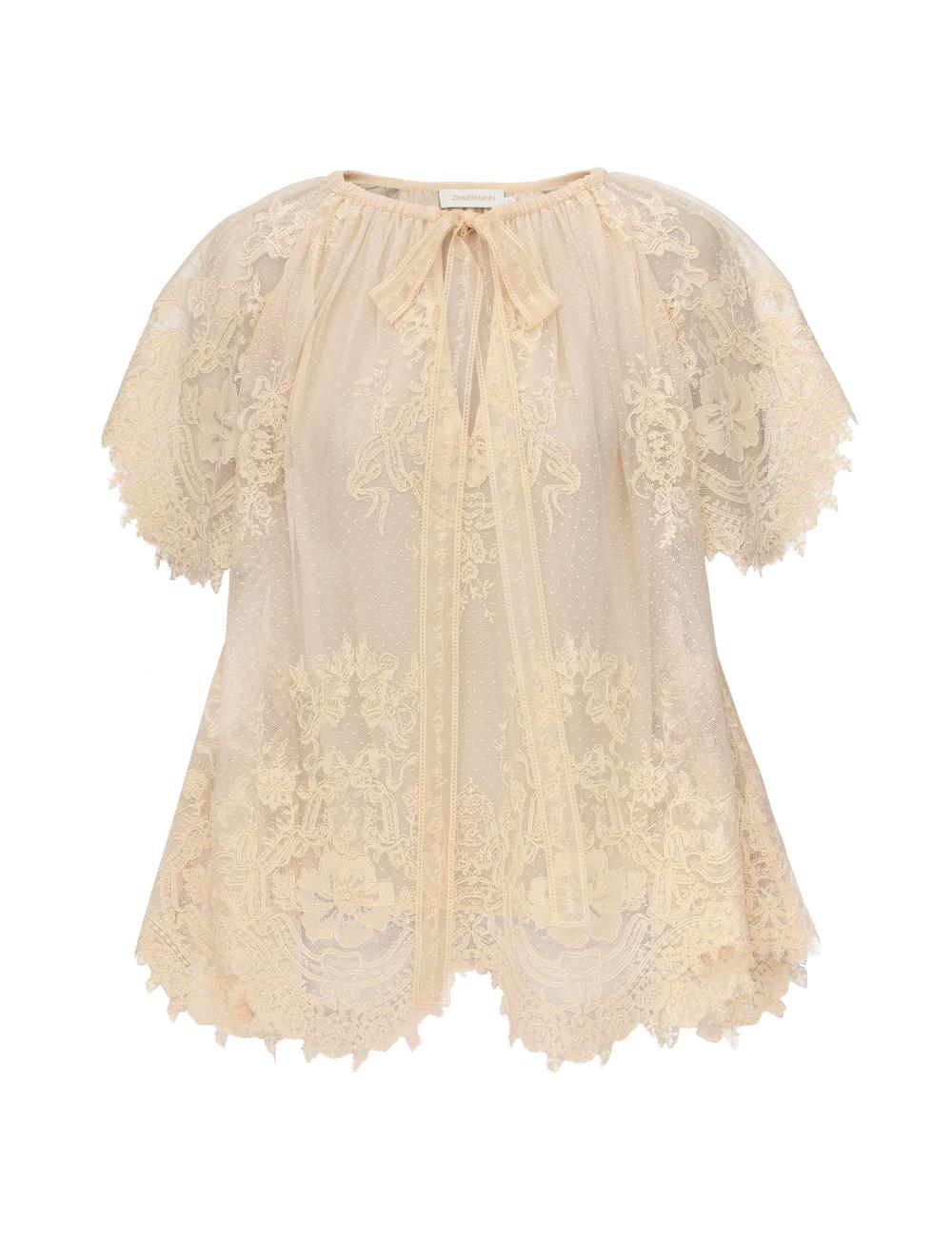 Luna Gaucho Fladdrande Blus