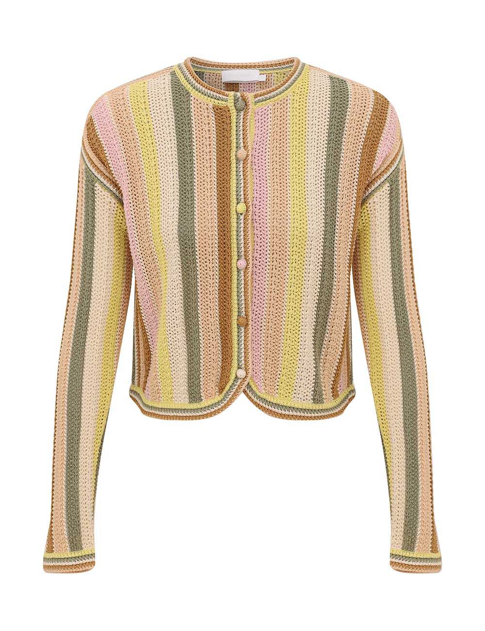 Indra Stripe Tröja i krochet