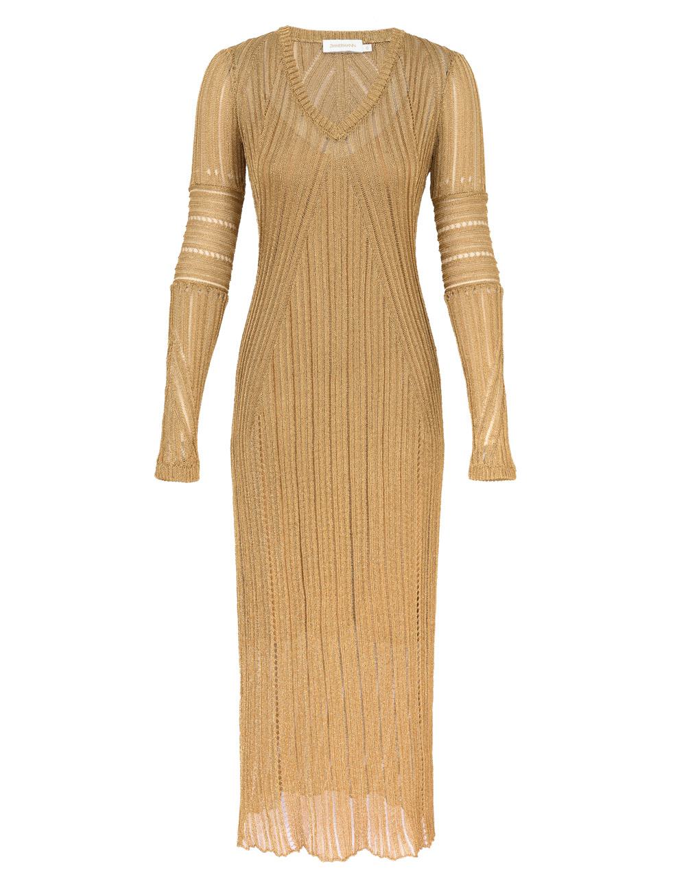 Rebellion Metallic Maxi Klänning