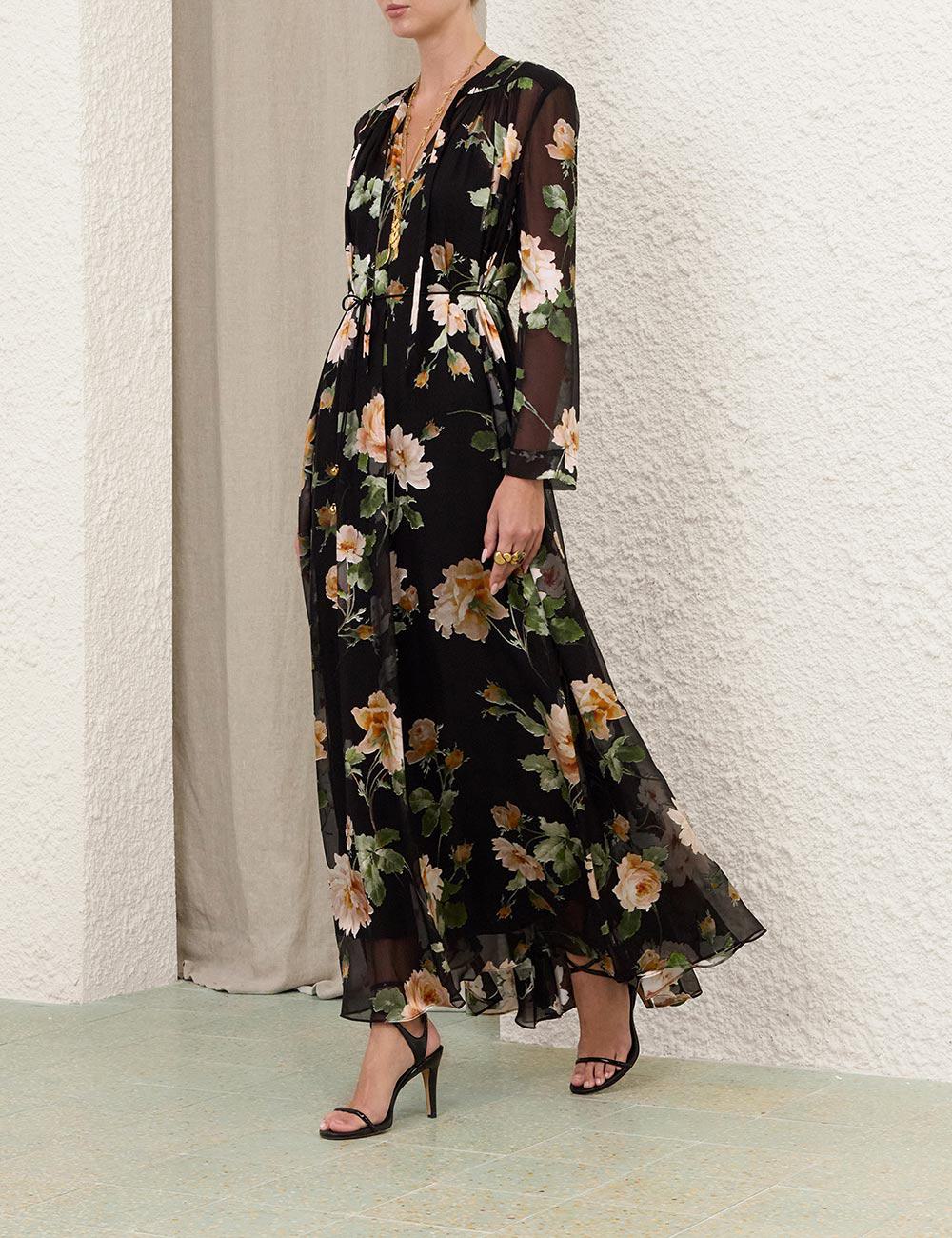 Luna Burnout-slipdress