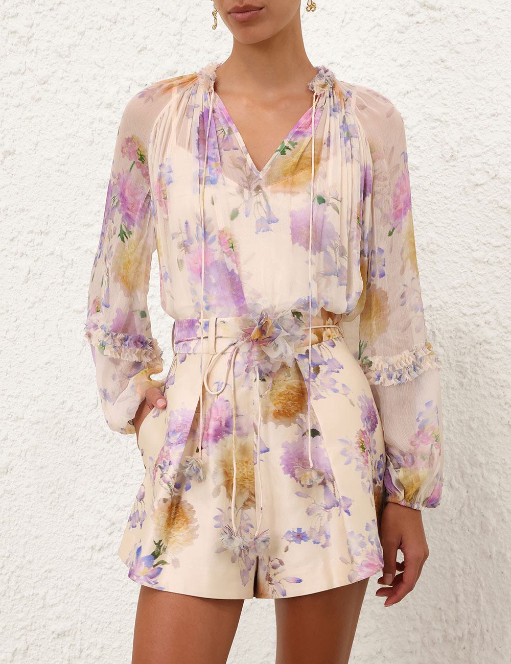 Luna Ruffle Billow Blus