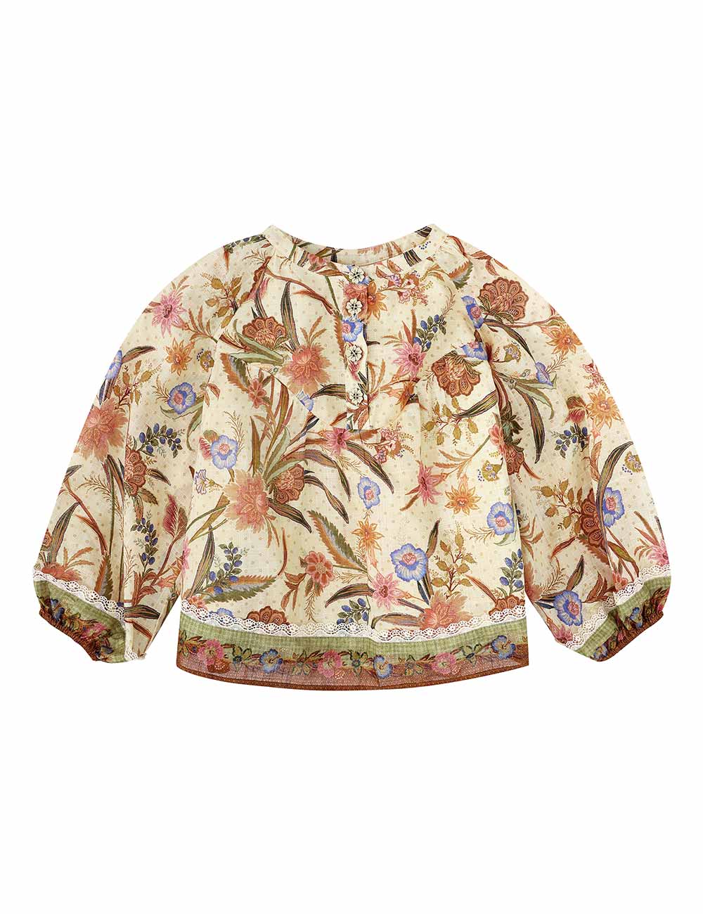 Indra Kids Trim-kontrasttopp