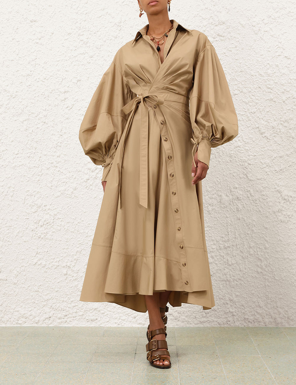 Rebellion Poplin Midikjol