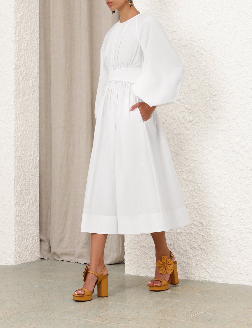 Poplinmididress
