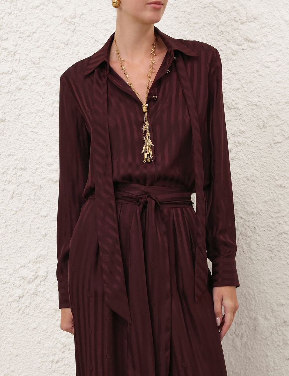 Luna Jacquard Lätt Skjorta