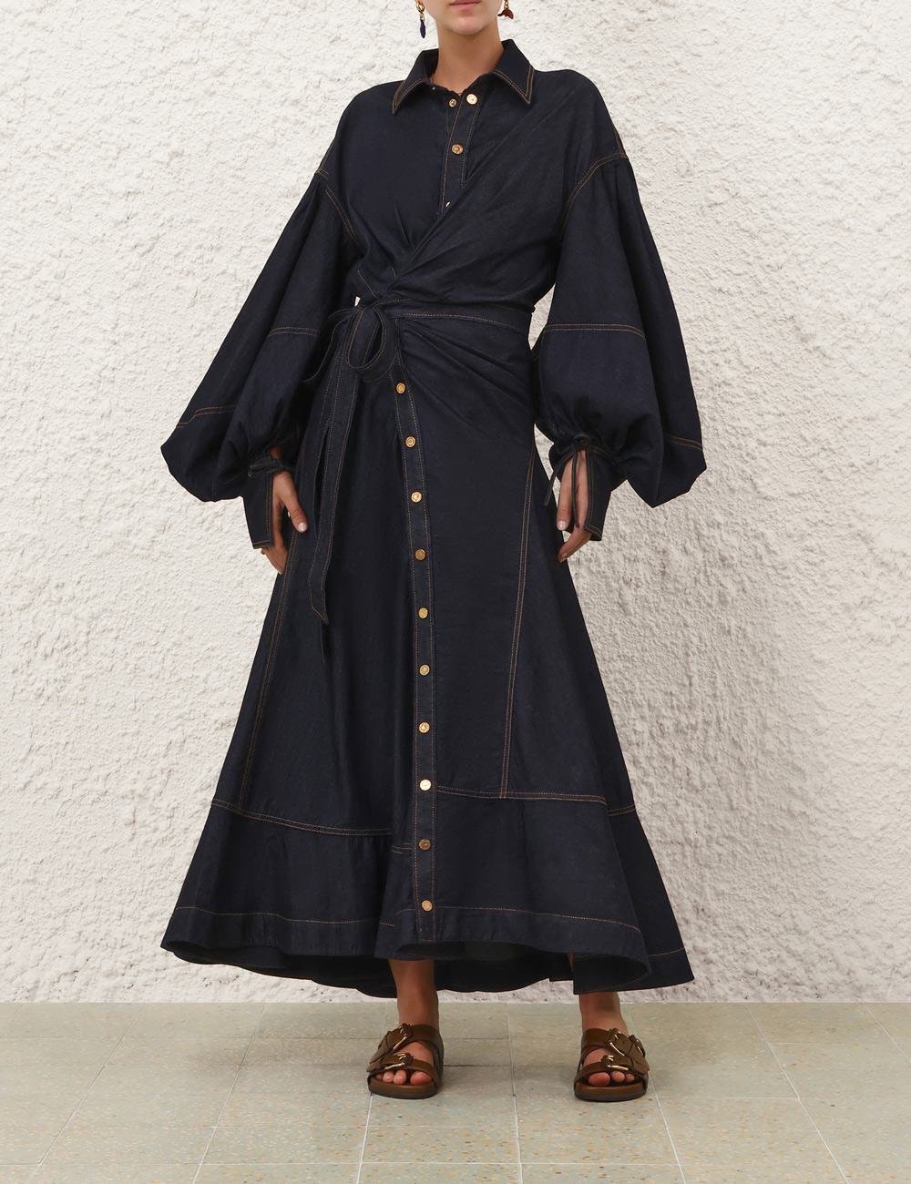 Denim-wrap-maxidress