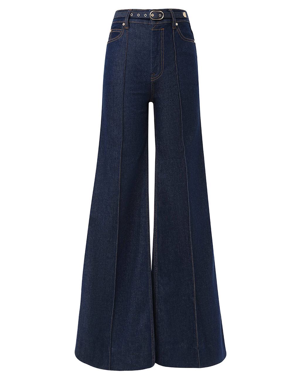 Brede benjeans