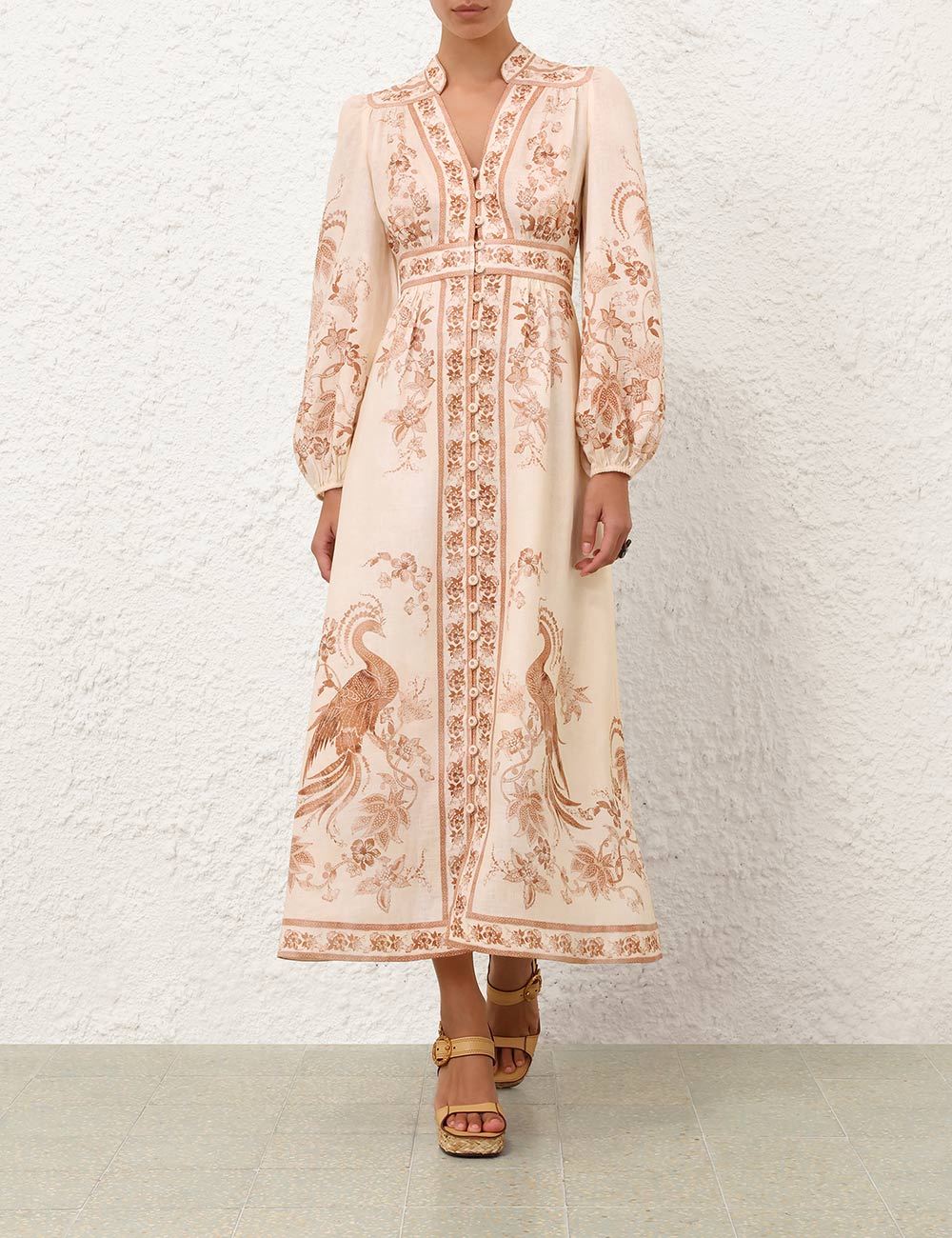 Indra Plunge Midi-klänning