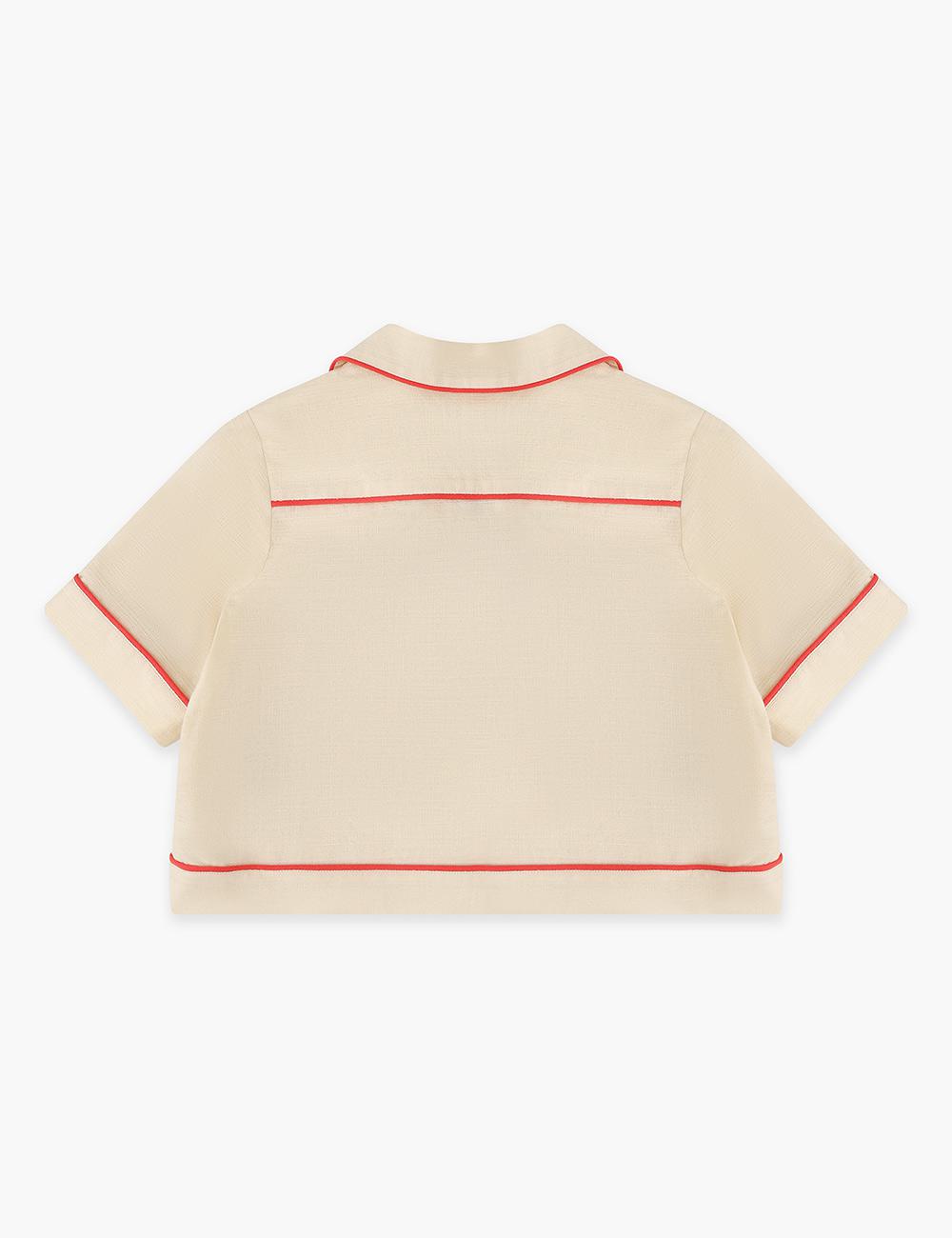 Aster Kids stickad skjorta