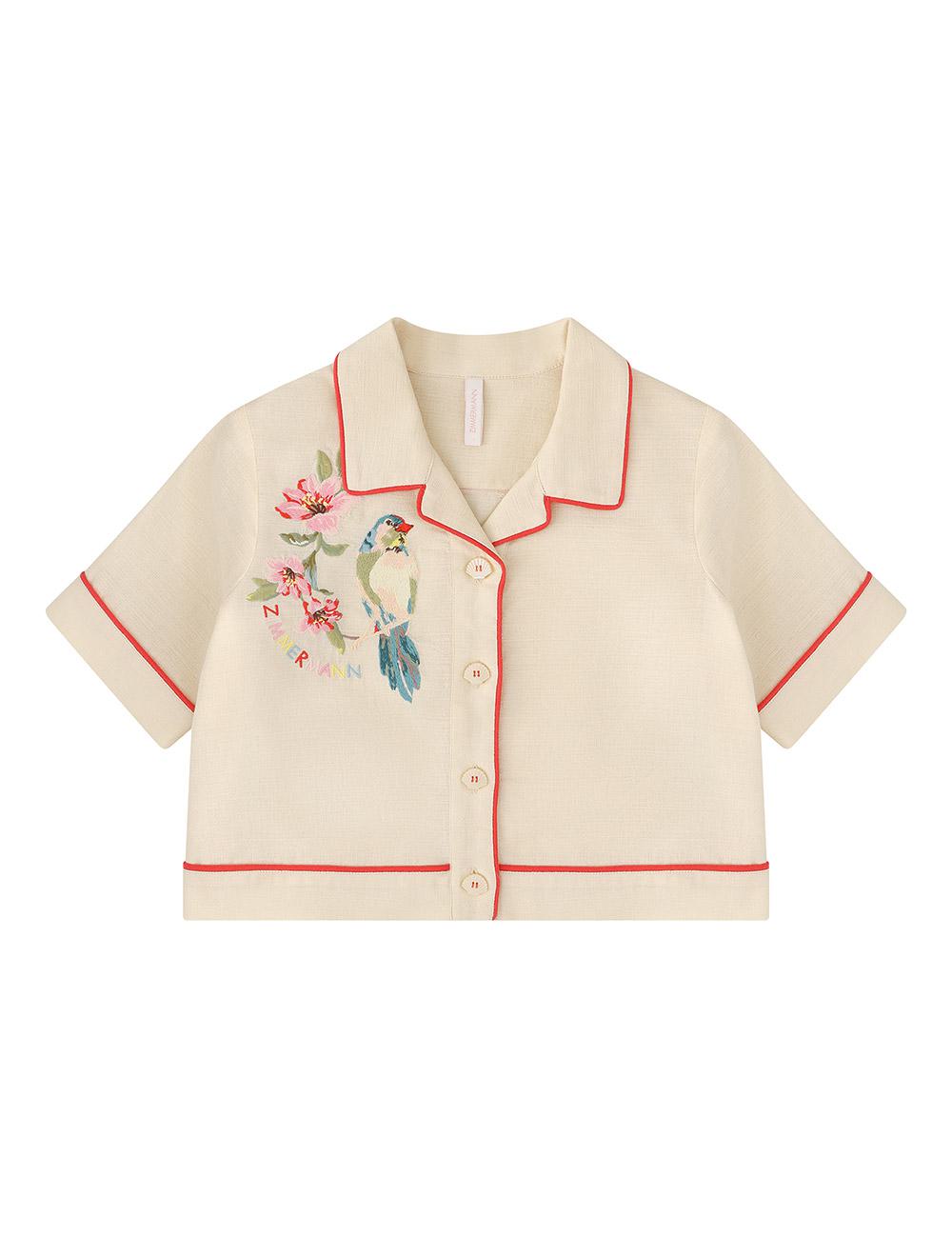 Aster Kids stickad skjorta
