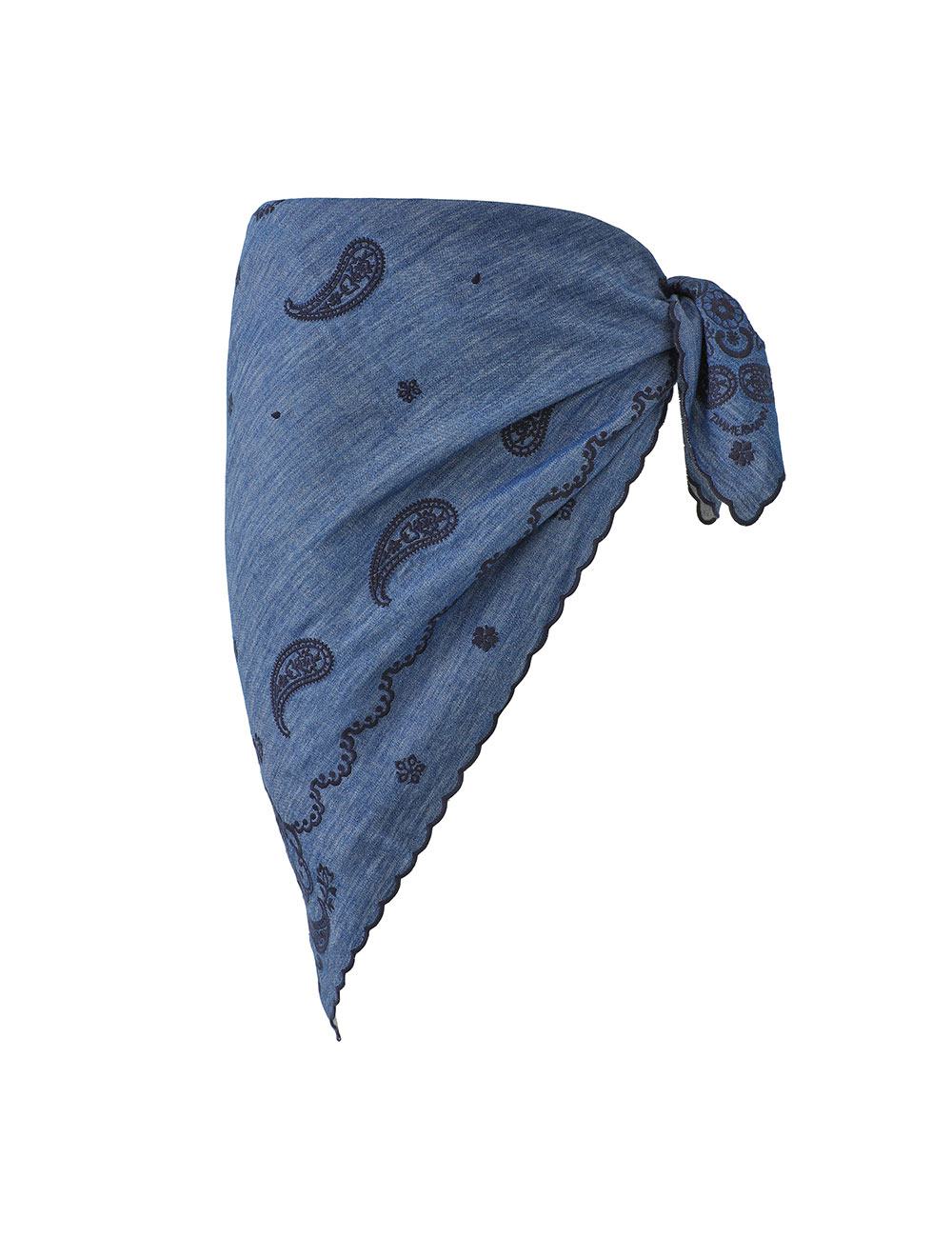 Stickad denimpareo