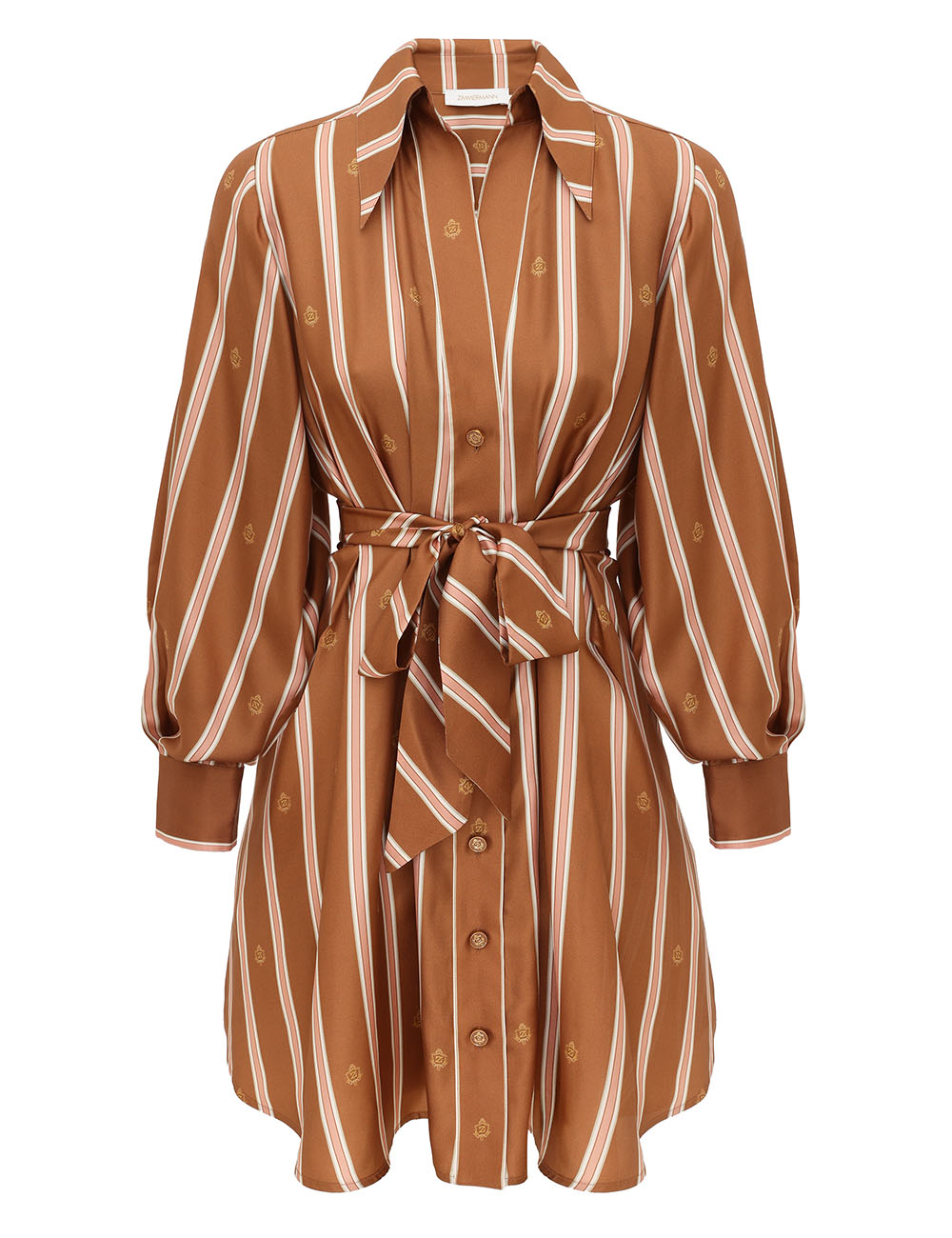 Emblem Tuck-minidress