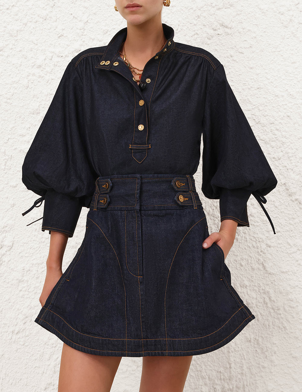 Denim Billow Shirt