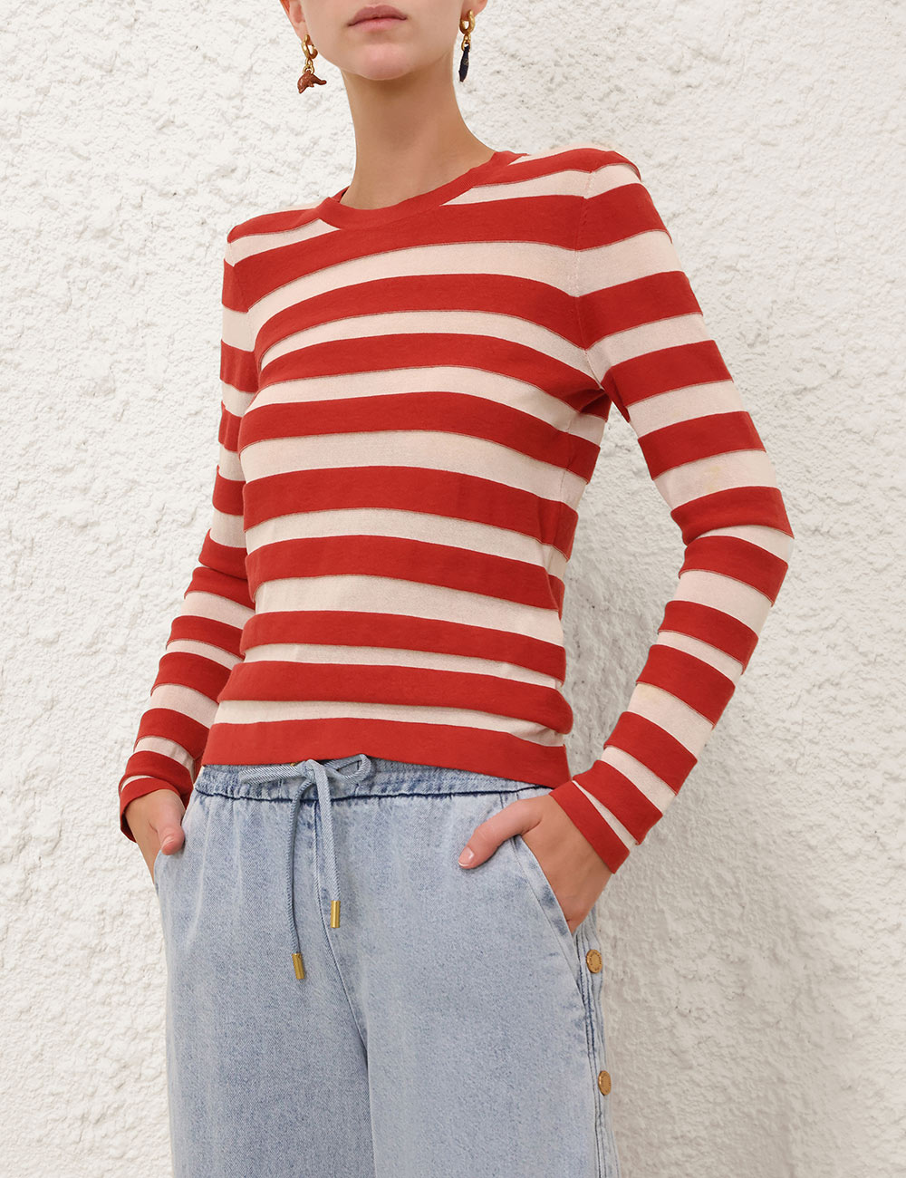 Rebellion-strippad top