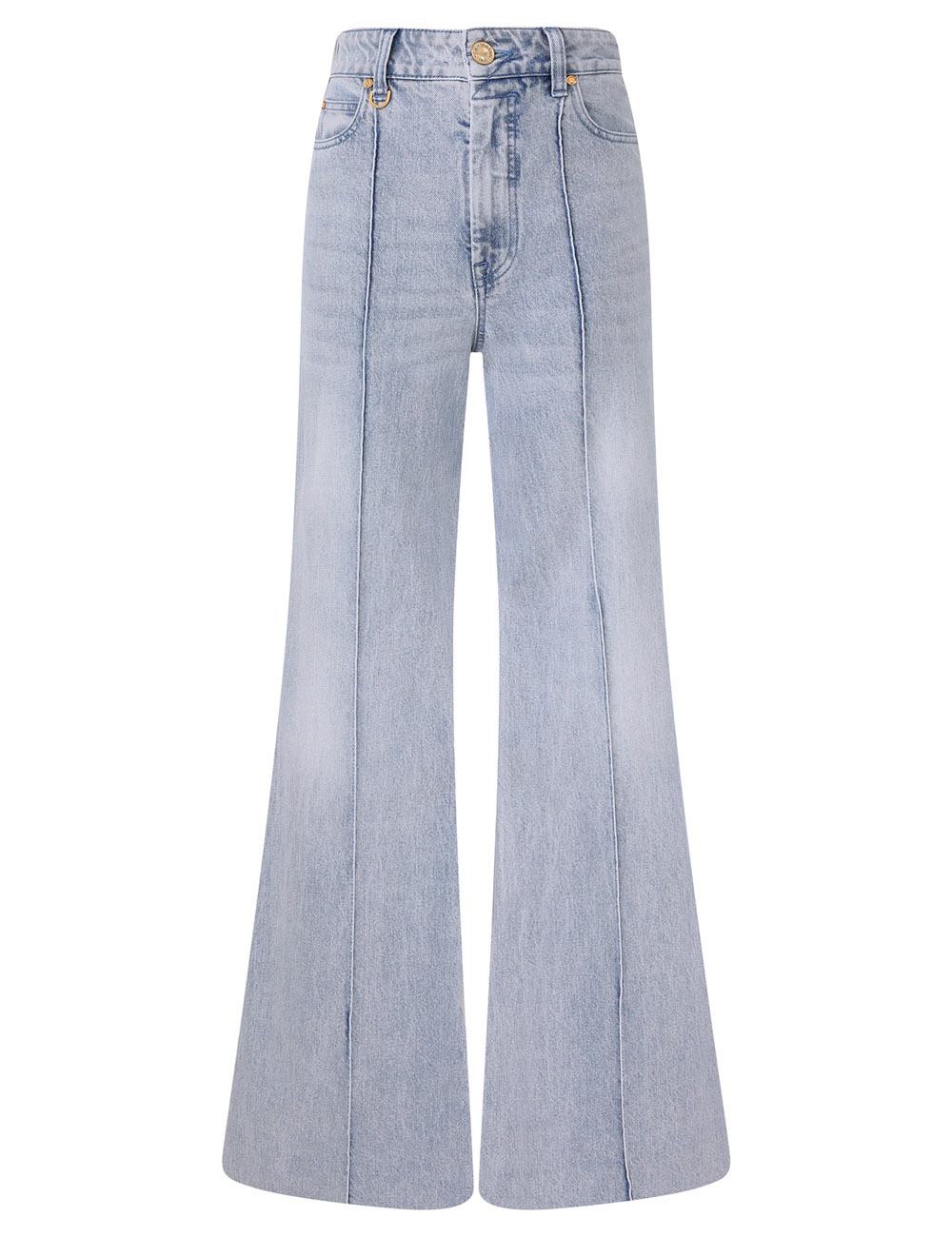 Denim bredbenget jeans